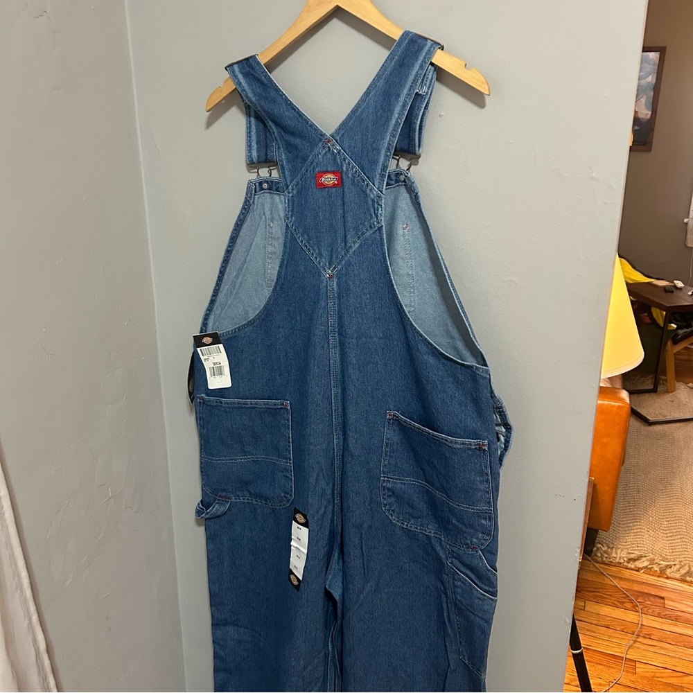 Dickies Indigo Bib Overalls NWT 38x34 - Picture 6 of 7
